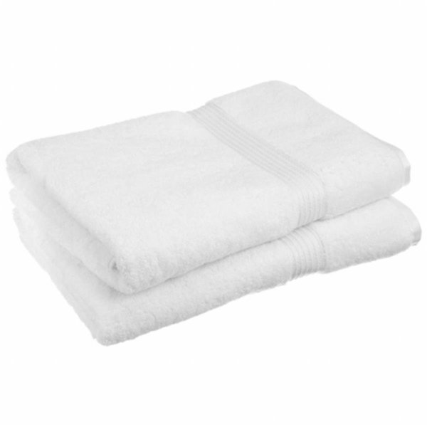 Superior Superior Egyptian Cotton 2-Piece Bath Sheet Set  White NS BSHEET WH